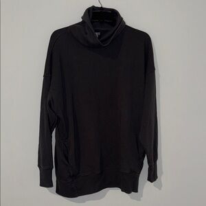 Aerie Gray Cowl Neck Sweatshirt